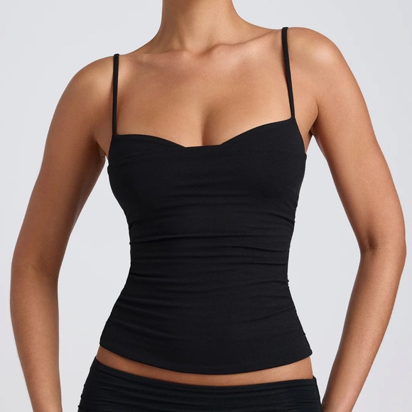 Oh Polly Tops - Oh Polly black tank top size xs